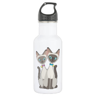Siamesische Katzen Trinkflasche