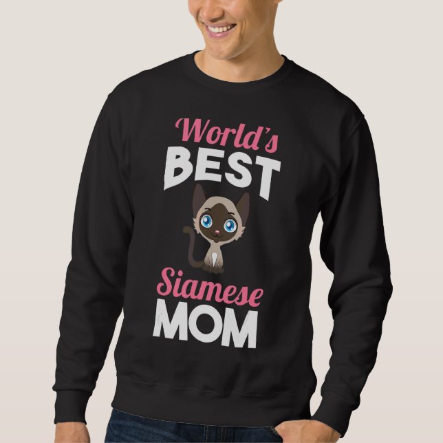 siamesische Mama Sweatshirt (Vorderseite)