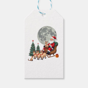 Siamesische-Rentier-Weihnachten Siamesische-Katzen Geschenkanhänger