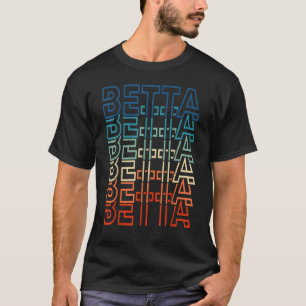 Siamesischer Kampffisch Retro Kampffisch Aquarium T-Shirt