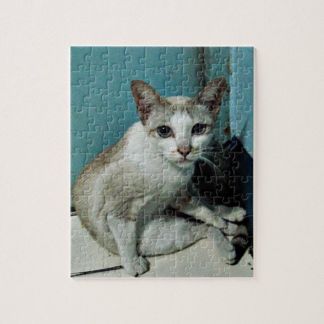Siamesischer Katzenfreund Puzzle (Vertikal)