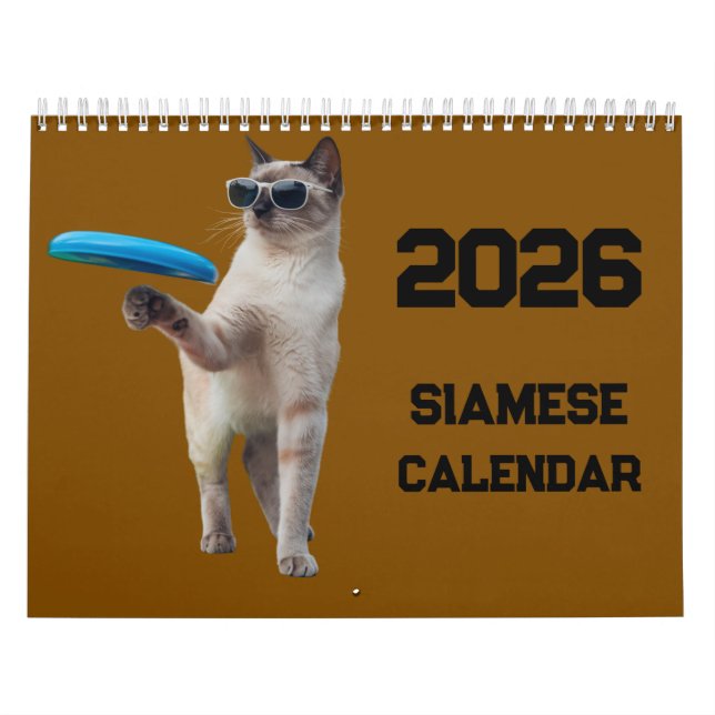 Siamesischer Katzenkalender Kalender (Titelbild)