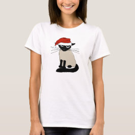 Siamesischer Weihnachtsmann - lustige T-Shirt