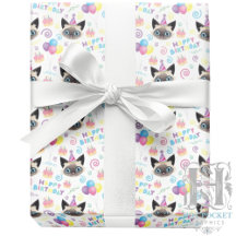 Siamesisches Katzen-Geschenkpapier