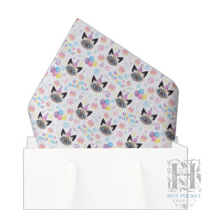 Siamesisches Katzen-Tissuepapier Seidenpapier