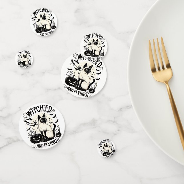 Siamische Katzenmagie: bezaubert und frei Konfetti (Gruppe)