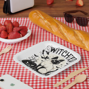 Siamische Katzenmagie: bezaubert und frei Pappteller