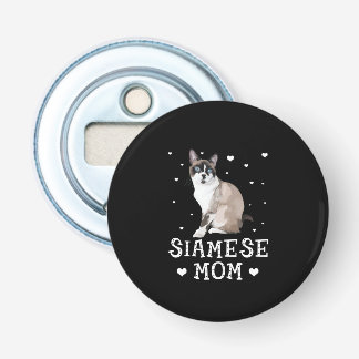 Siamische Mama Niedlich Siamese Siamese Lover Flaschenöffner