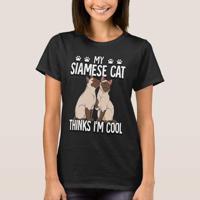 Siamkatze  10 T-Shirt (Vorderseite)
