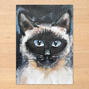 Siamkatze Acryleinladungen