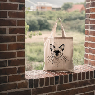 Siamkatze - Elegant. Loyal. Laud. Tragetasche