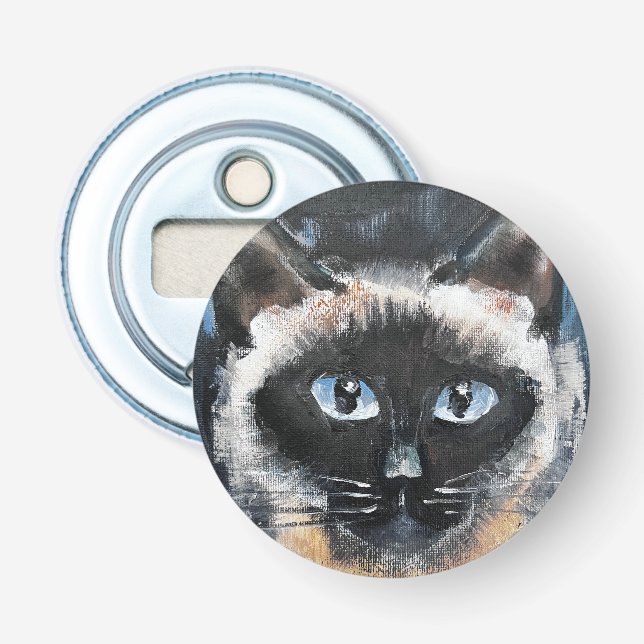 Siamkatze Flaschenöffner (Vorderseite)