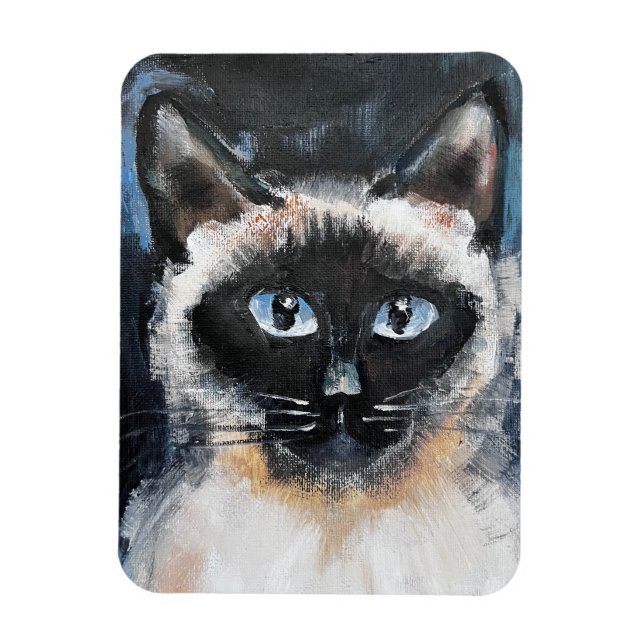 Siamkatze Magnet (Vertikal)
