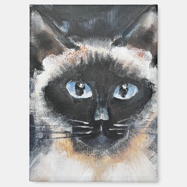Siamkatze Magnet (Vorderseite)