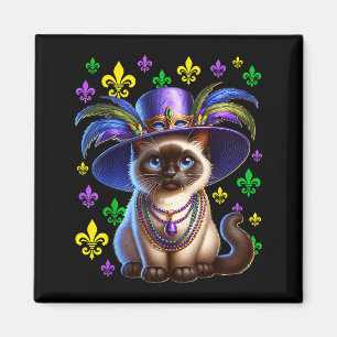 Siamkatze Mardi Gras Siamkatze Mardi Gras Magnet