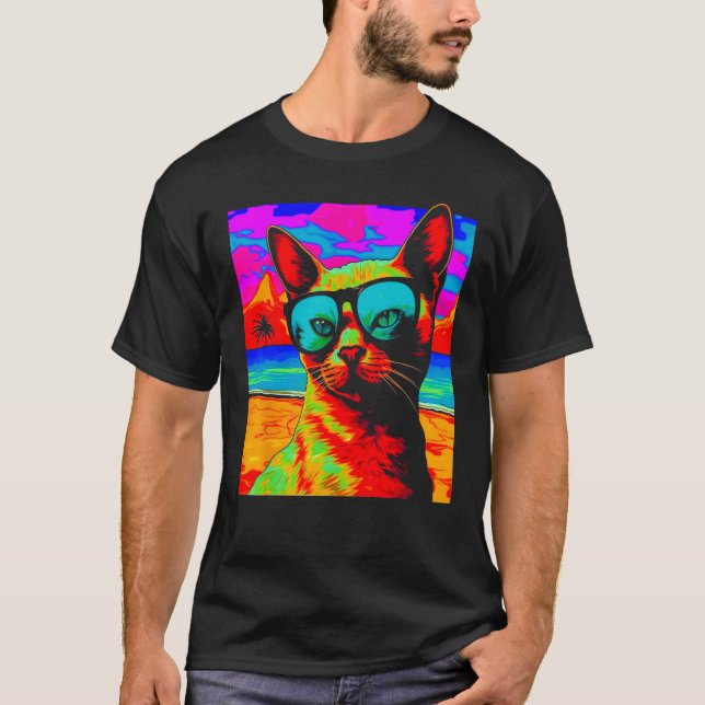 Siamkatze Sommer T-Shirt (Vorderseite)