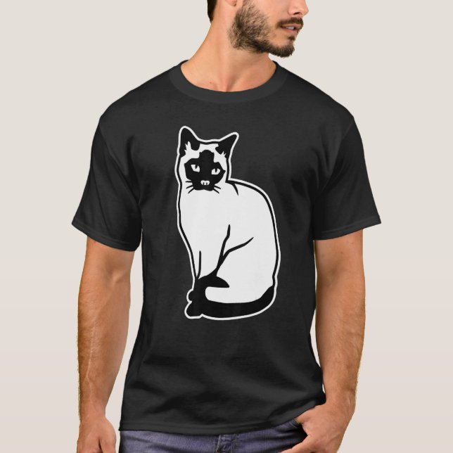 Siamkatze T-Shirt (Vorderseite)