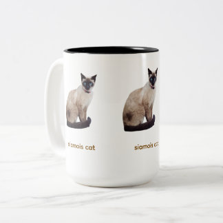 Siamkatzen-Tasse Zweifarbige Tasse