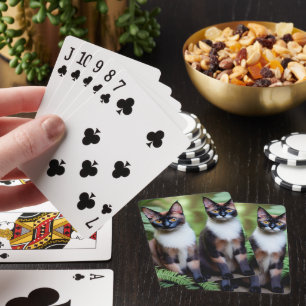Siamkatzen, Twins, Kartenspiel Spielkarten