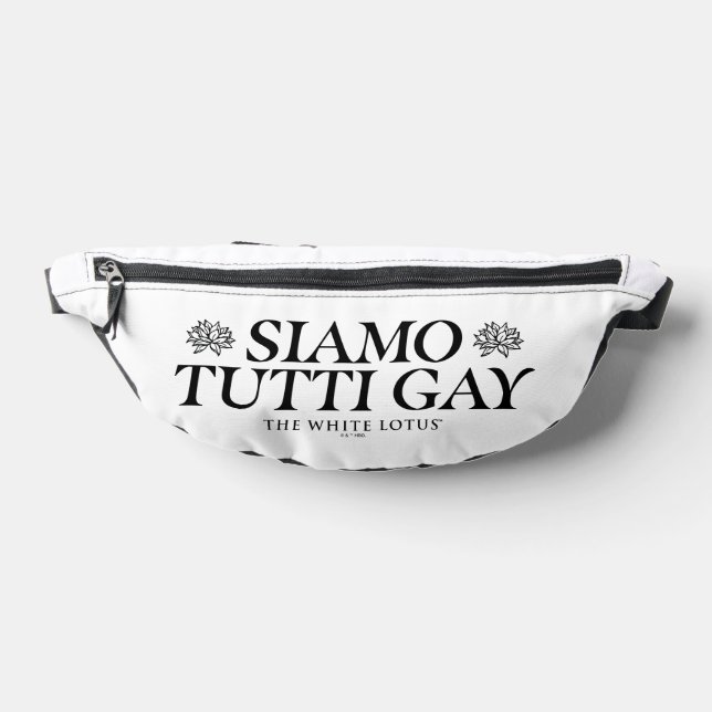 Siamo Tutti Gay - The White Lotus Bauchtasche (Ablage )