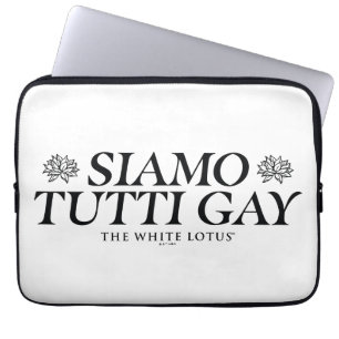 Siamo Tutti Gay - The White Lotus Laptopschutzhülle