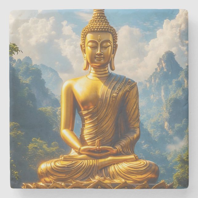 Siam's Golden Soul Steinuntersetzer (Vorderseite)
