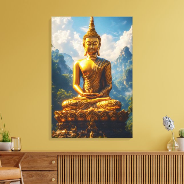 Siams goldene Seele Leinwanddruck (Insitu (Wohnzimmer))