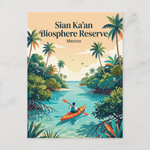 Sian Ka'an Biosphärenreservat Mexiko Postkarte