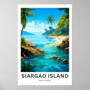 Siargao Island Philippines Reisen Print Poster