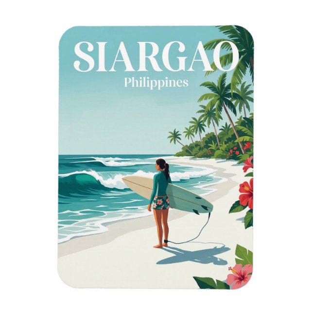 Siargao Philippinen Magnet (Vertikal)