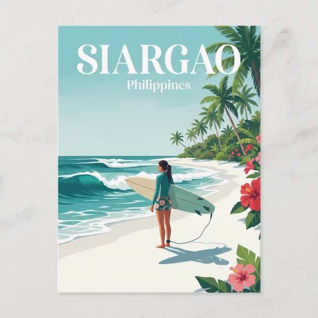 Siargao Philippinen Postkarte (Vorderseite)