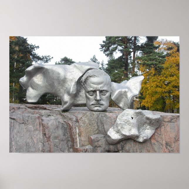 Sibelius monument, Helsinki, Finnland Poster (Vorne)
