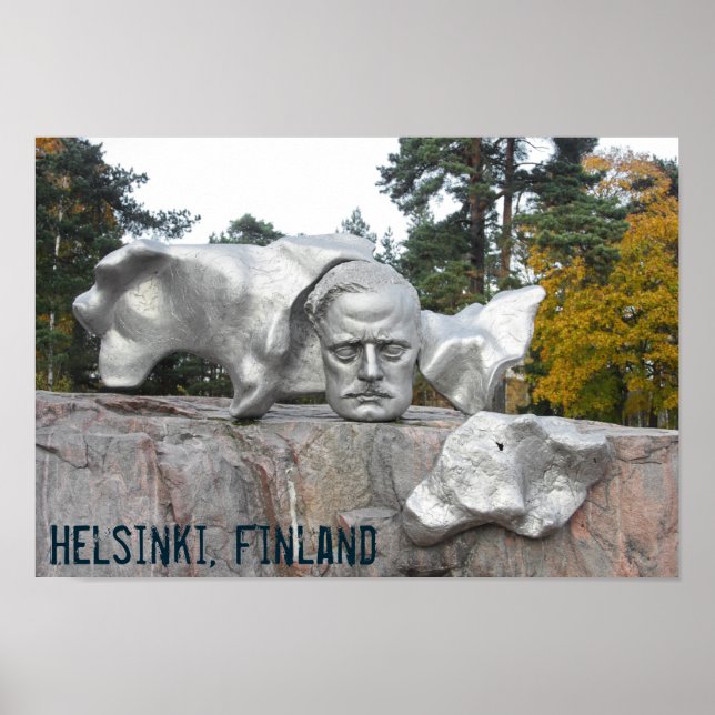 Sibelius monument, Helsinki, Finnland Poster (Vorne)