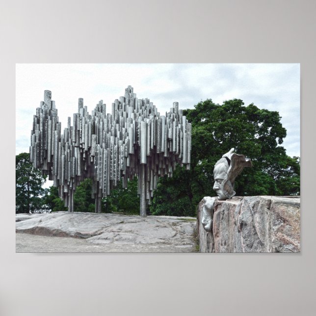 Sibelius Monument, Helsinki, Finnland Poster (Vorne)