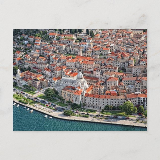 Sibenik Postkarte (Vorderseite)