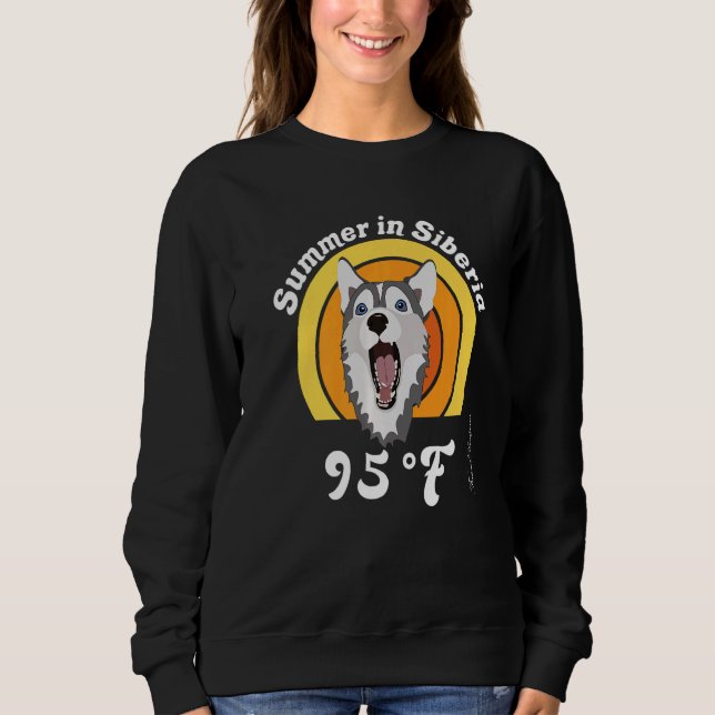 Siberia Husky Summer Sweatshirt (Vorderseite)