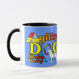Siberian Husky Agility Tasse