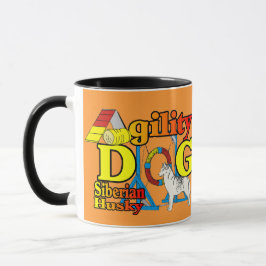 Siberian Husky Agility Tasse