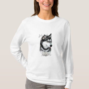 Siberian Husky (blk) Mama 2 T-Shirt