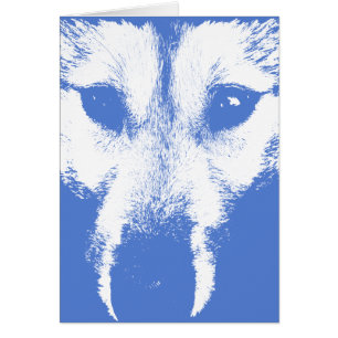 Siberian Husky Card / Alaskan Malamute Card