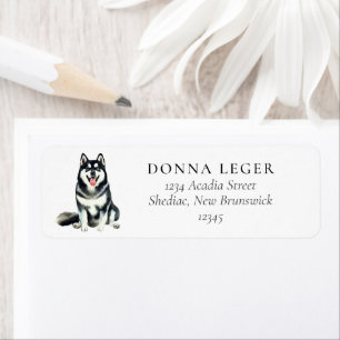 Siberian Husky Dog-Adresse