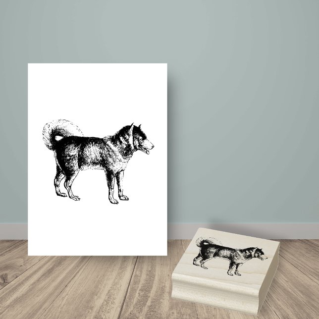 Siberian Husky Dog Breed Gummistempel (Von Creator hochgeladen)