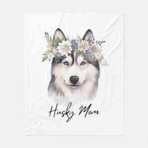 Siberian Husky Dog Lover Fleecedecke