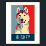 Siberian Husky Dog Portrait Pop Art Poster<br><div class="desc">Das Siberische Husky Dog Portrait Hope Poster Design und weitere Produkte für Husky Besitzer und Hundefreunde,  die Tiere mögen. Das perfekte Geschenk für Ihren besten kleinen Freund,  um ihm Liebe zu zeigen.</div>