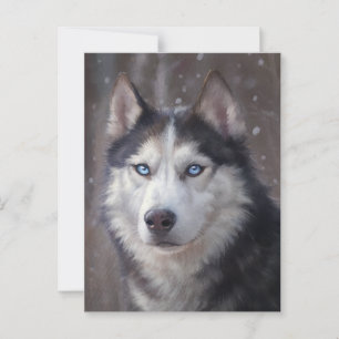 Siberian Husky Dog Postkarte