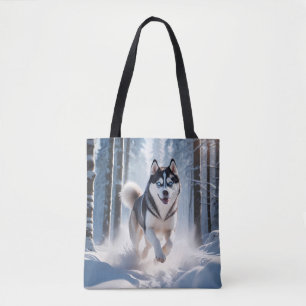 Siberian Husky Elegante Leinwand