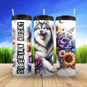 Siberian Husky Fantasy Thermosbecher