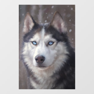 Siberian Husky Fensteraufkleber