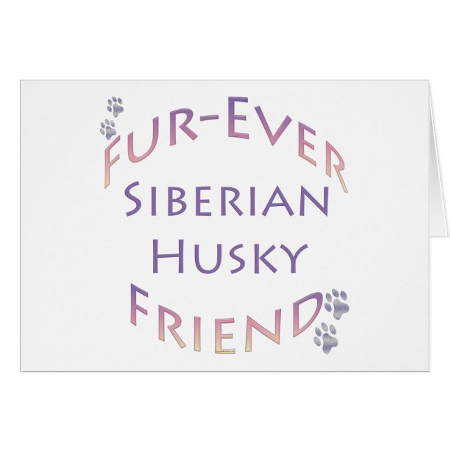 Siberian Husky Furever Friend (Vorderseite (Horizontal))