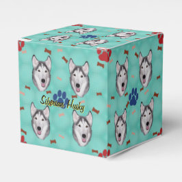 Siberian Husky Geschenkschachtel